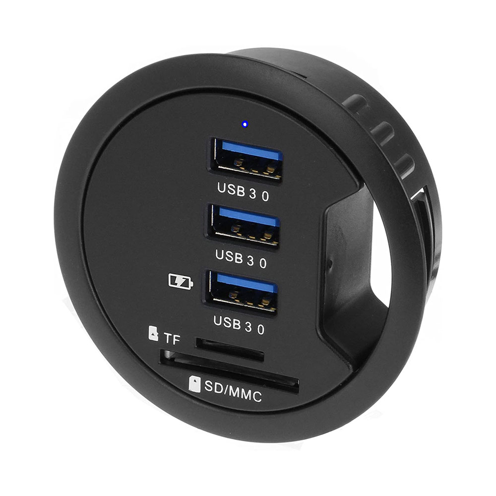 Desk Setup Hub - Adaptateur HUB USB 3.0 avec support