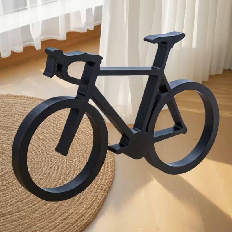 Desk Setup Minimalist - Sculpture de vélo imprimée en 3D,