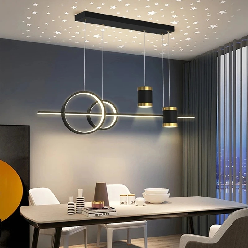 Desk Setup Minimalist - Lampes suspendues de Restaurant nordique LED