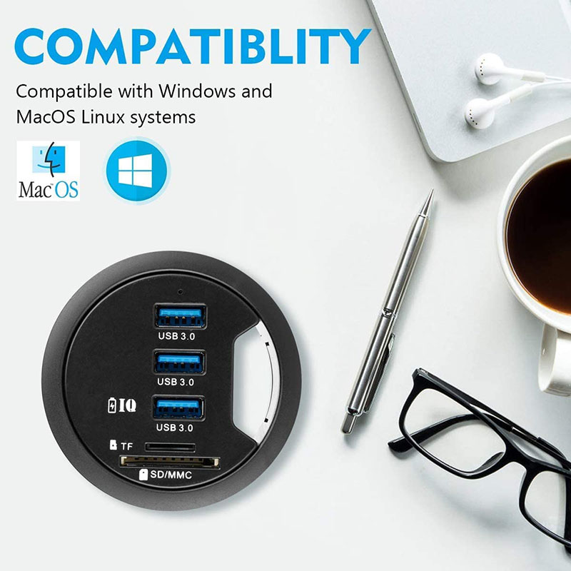 Adaptateur HUB USB 3.0 avec su - Desk Setup Hub avis et prix