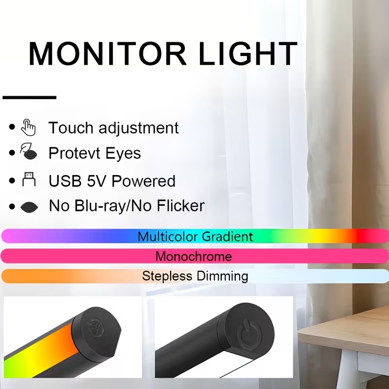 Barre lumineuse LED pour monit - Desk Setup No Computer avis et prix