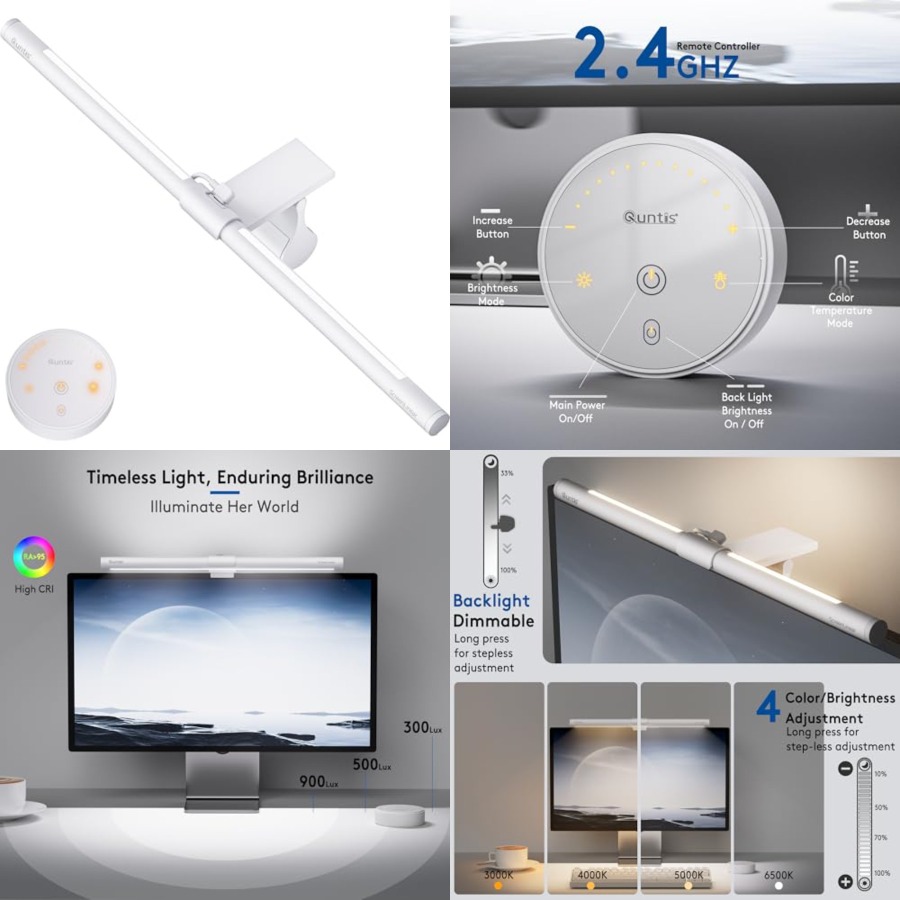 Barre lumineuse pour moniteur  - Desk Setup For Office avis et prix