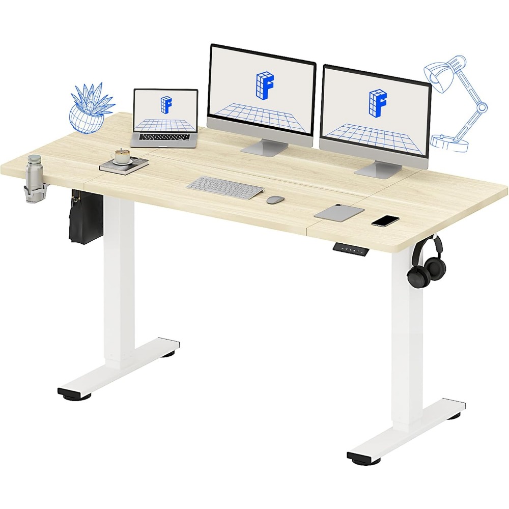 FLEXISPOT Bureau debout électr - Desk Setup Workspace avis et prix