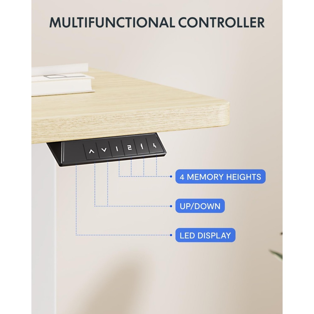 FLEXISPOT Bureau debout électr - Desk Setup Workspace avis et prix