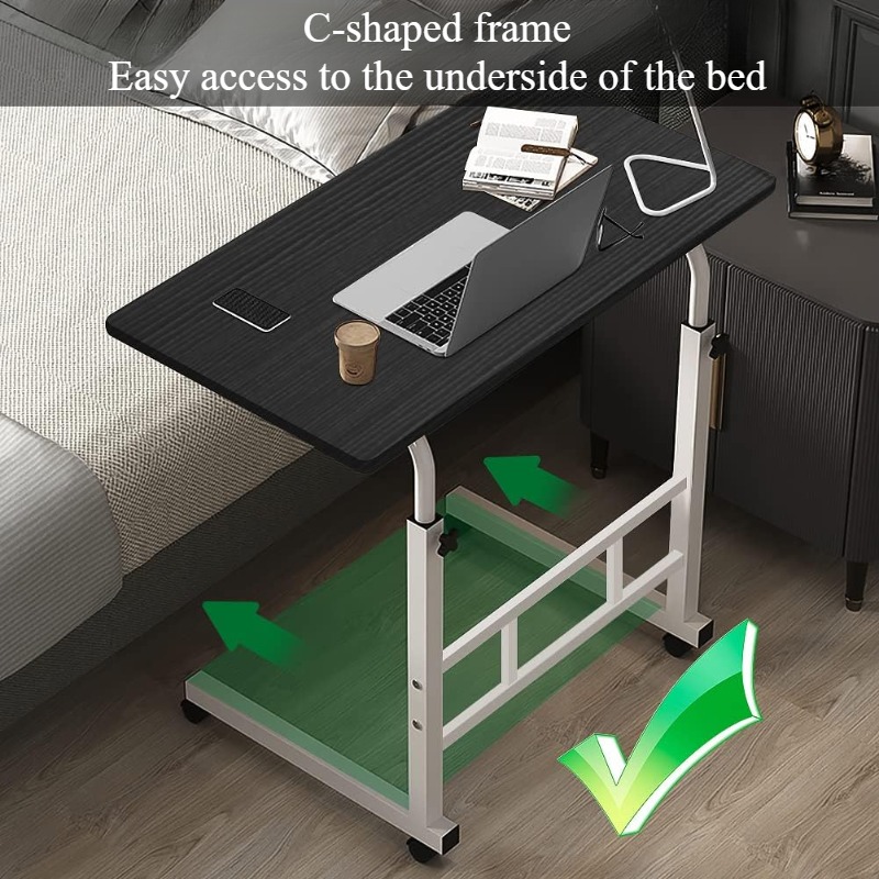 Bureau de chevet avec roulette - Desk Setup Laptop avis et prix