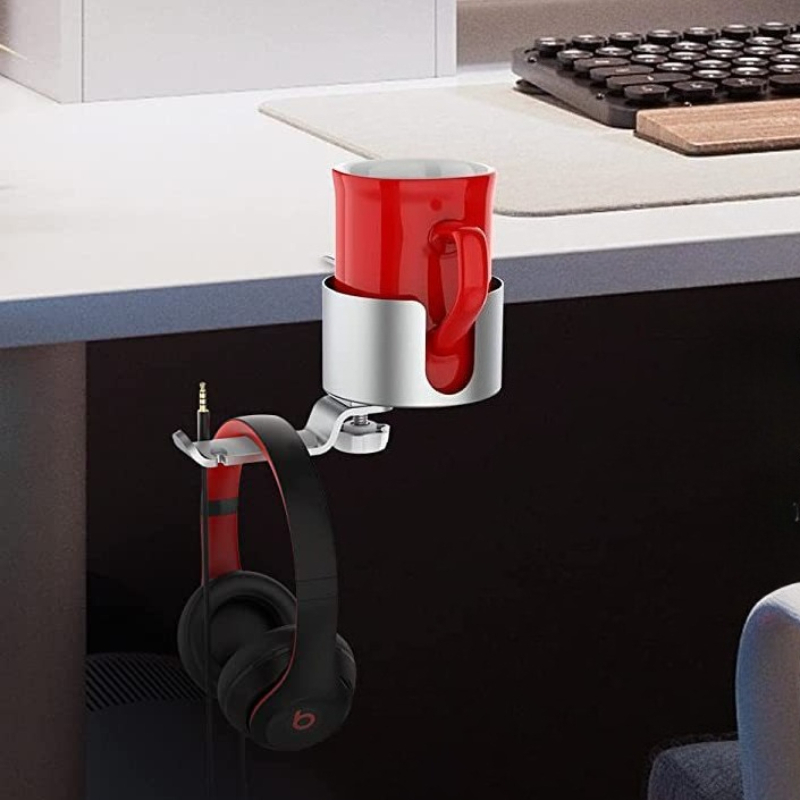 Support de tasse rotatif de qu - Desk Setup For Office avis et prix