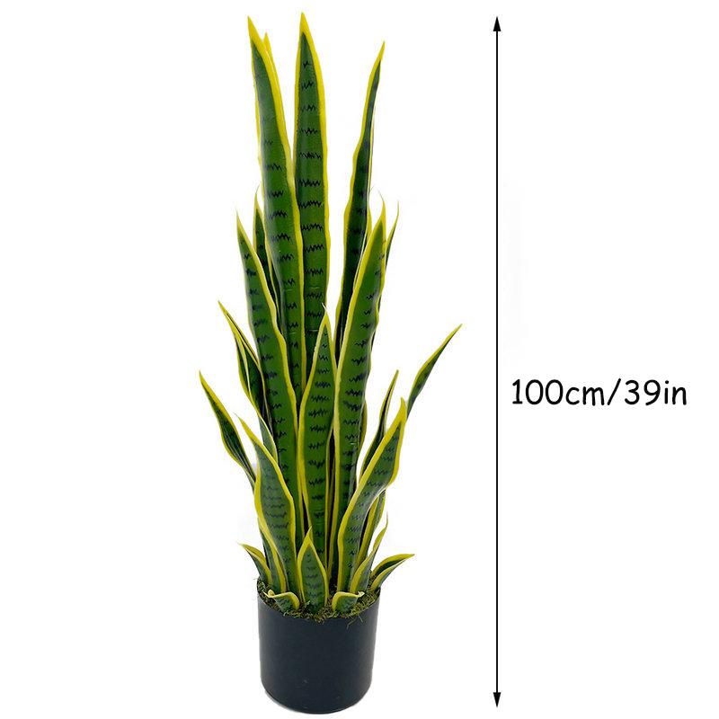 Plante artificielle Sansevieri - Desk Setup Plants avis et prix