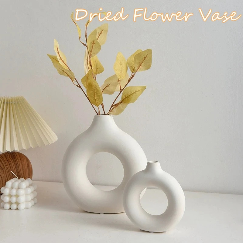 Vase créatif en forme de beign - Desk Setup Minimalist avis et prix