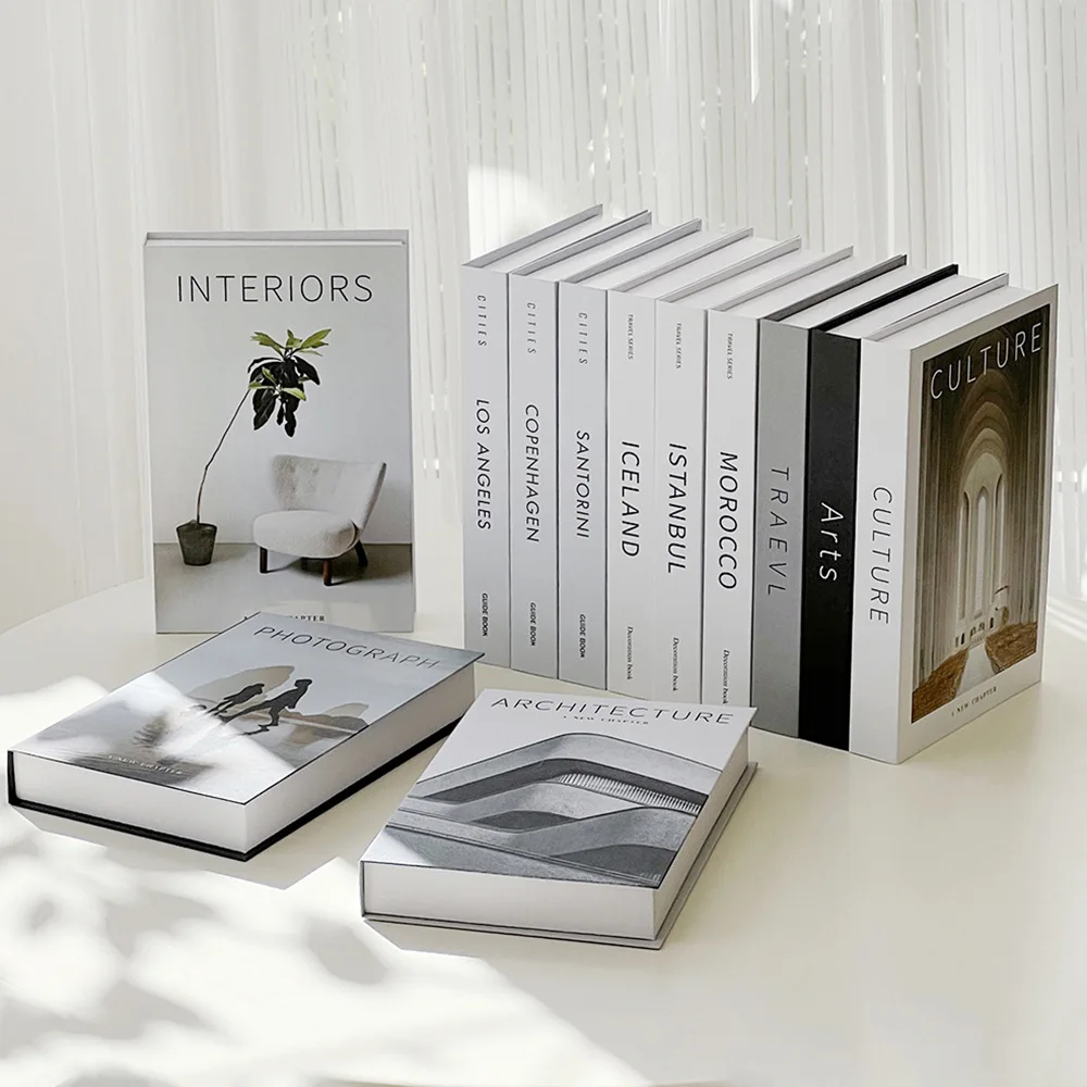 Faux livres décoratifs moderne - Desk Setup Minimalist avis et prix