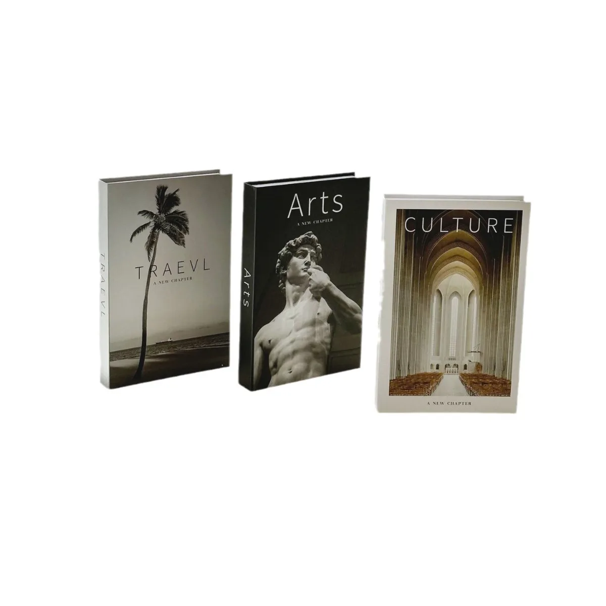 Faux livres décoratifs moderne - Desk Setup Minimalist avis et prix