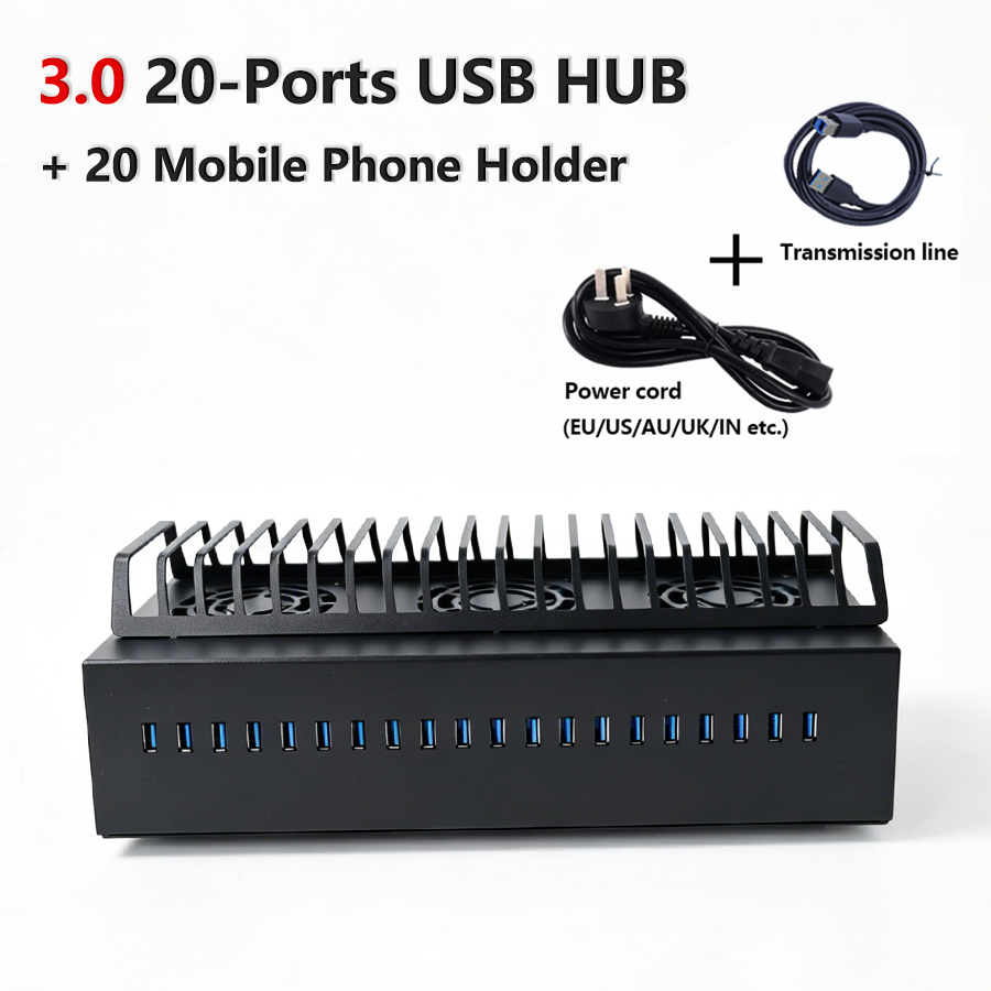 Châssis Hub USB 3.0 20 ports + - Desk Setup Hub avis et prix