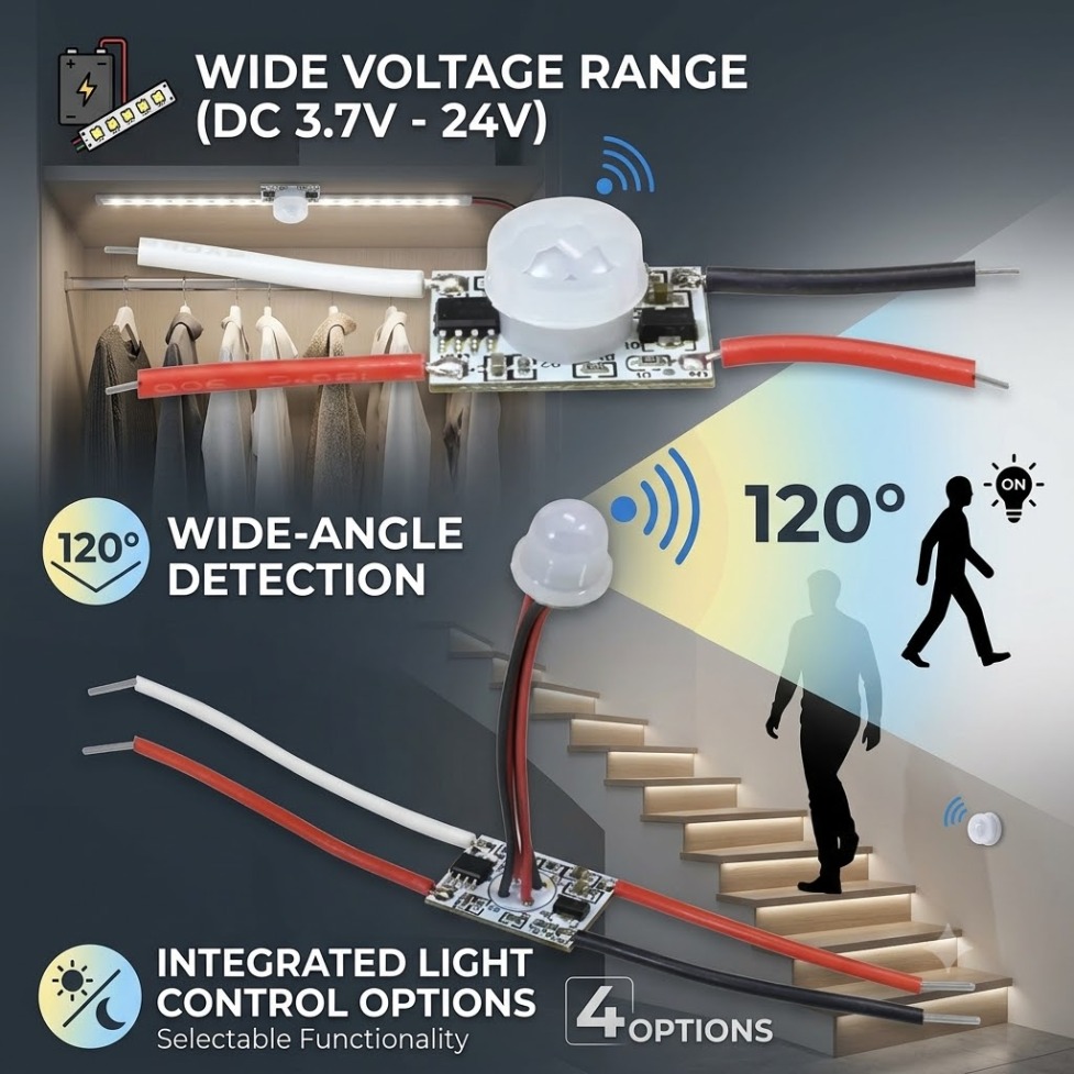 Détecteur de mouvement PIR 5V/ - Desk Setup Led Strip avis et prix