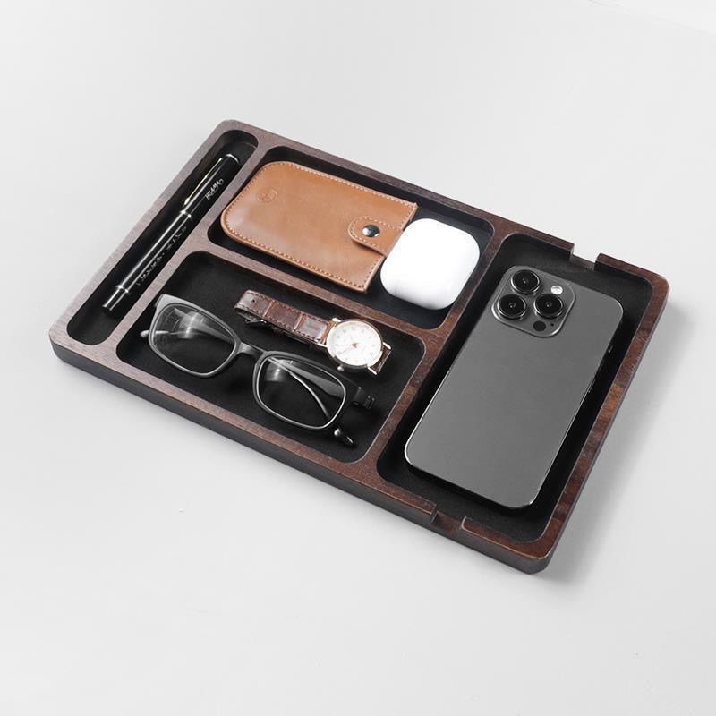 Plateau de rangement en bois m - Desk Setup Minimalist avis et prix