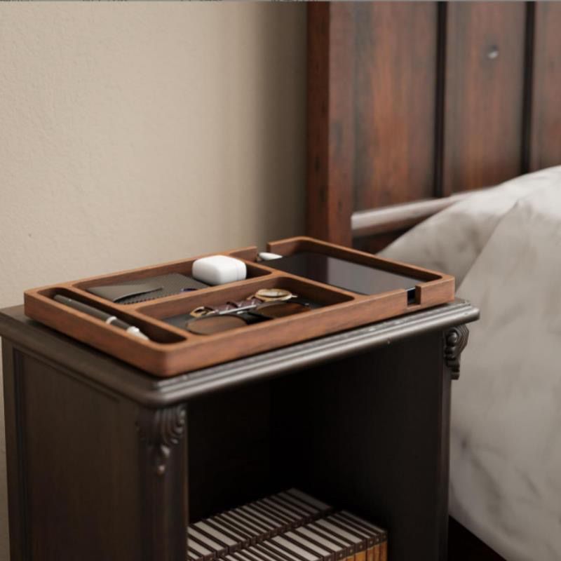 Plateau de rangement en bois m - Desk Setup Minimalist avis et prix