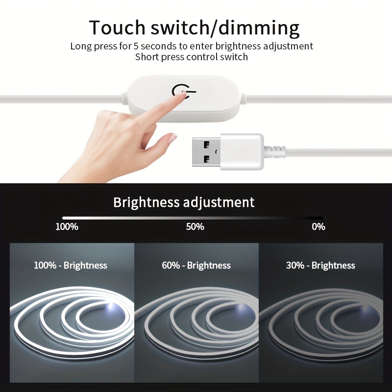 Bande lumineuse néon à command - Desk Setup Led Strip avis et prix
