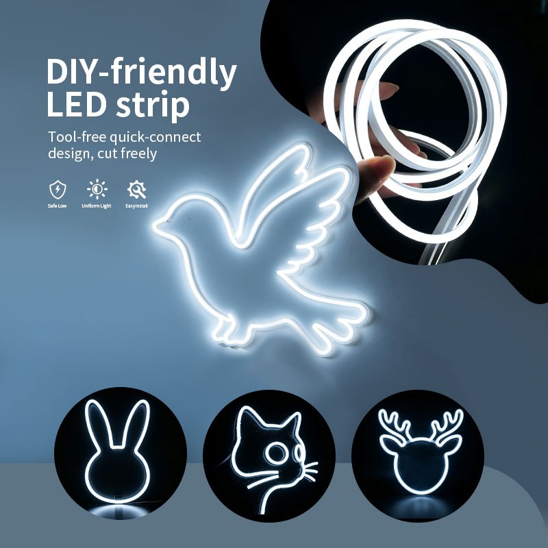 Bande lumineuse néon à command - Desk Setup Led Strip avis et prix