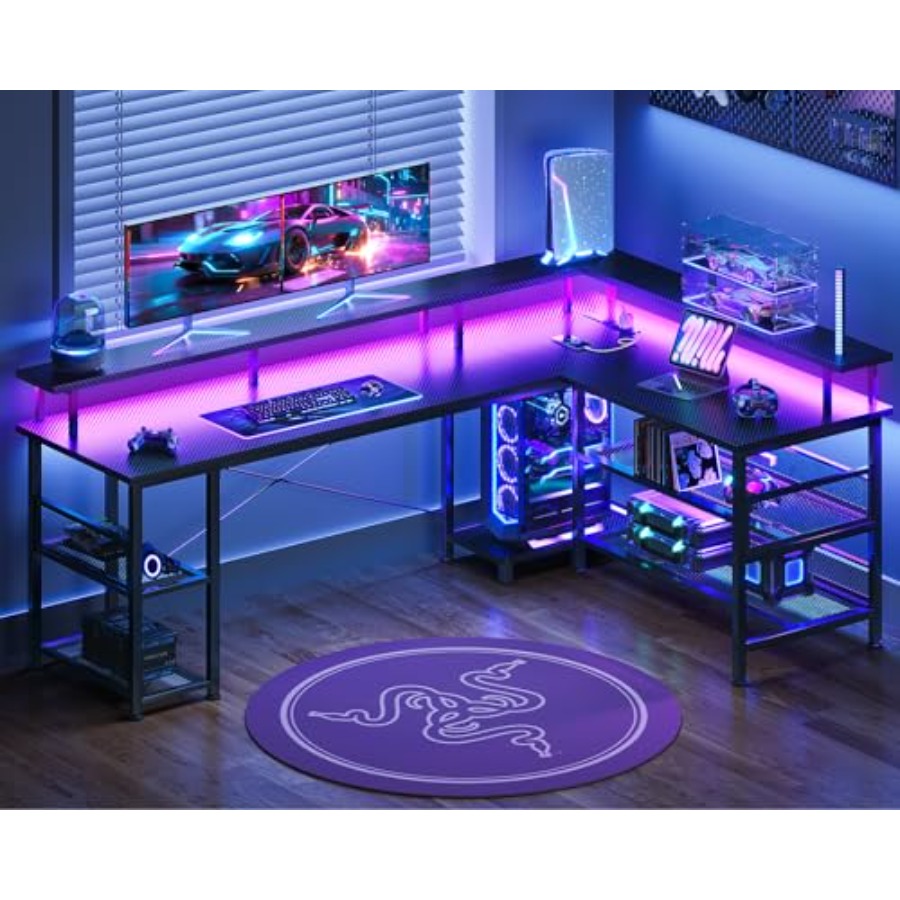 66 Grand bureau de jeu en form - Desk Setup For Office avis et prix