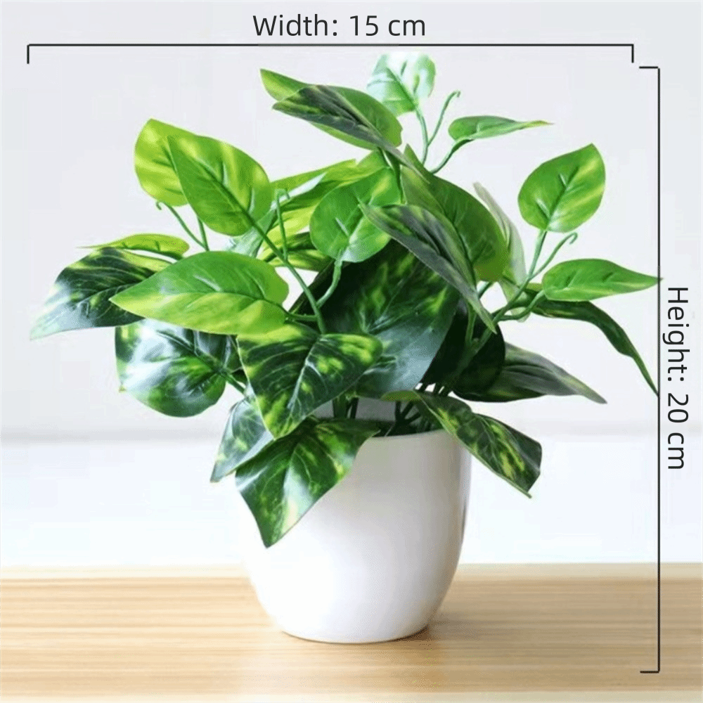 Mini fleurs artificielles en p - Desk Setup Plants avis et prix