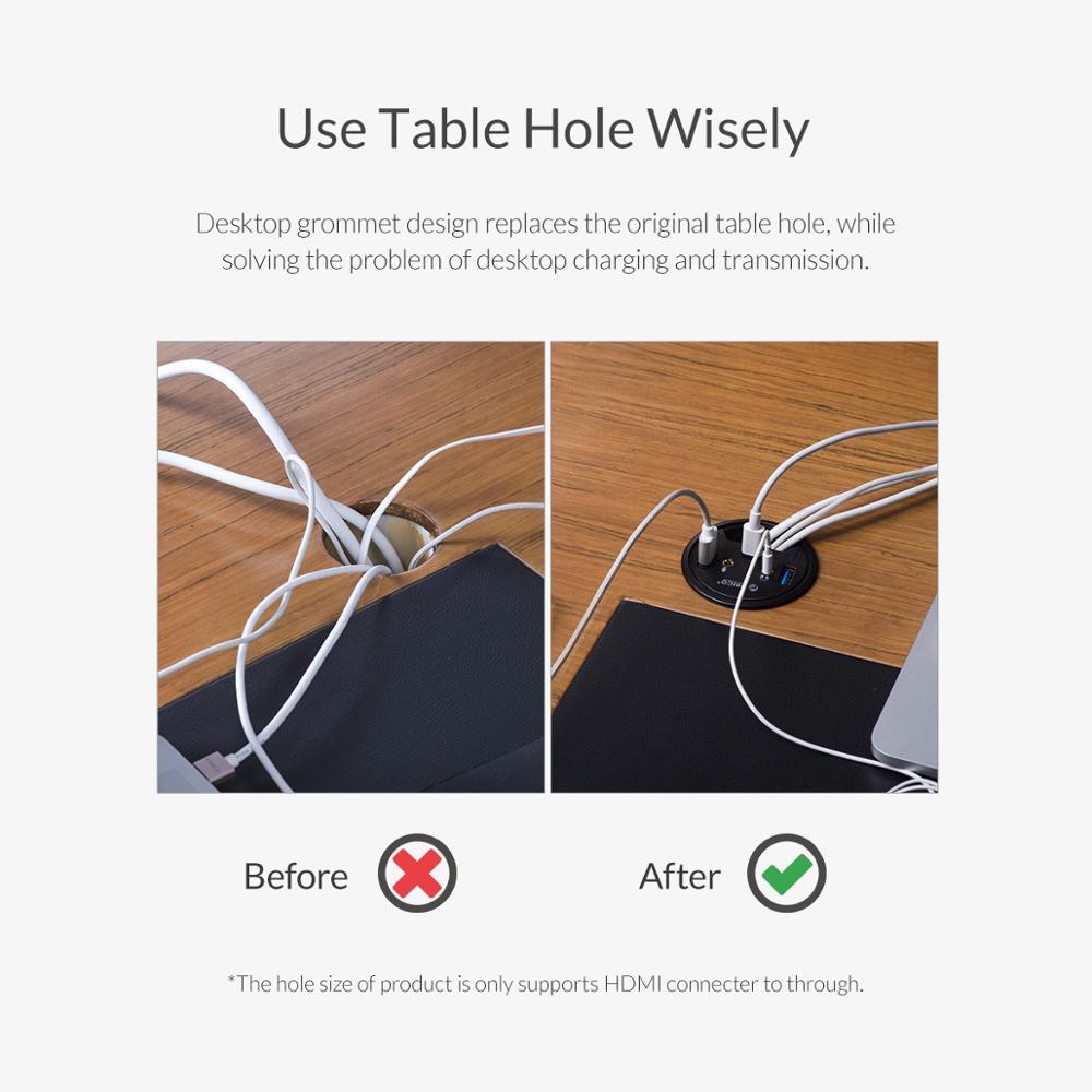 ORICO 5Gbps haute vitesse USB  - Desk Setup Hub avis et prix