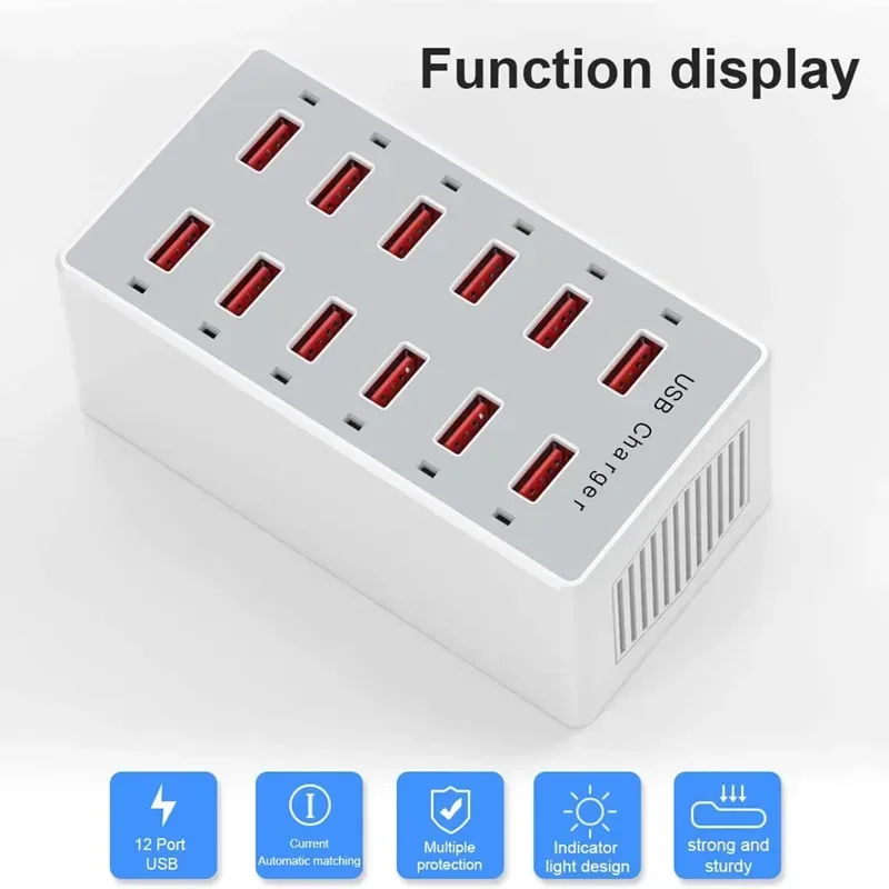 Station de recharge USB 60W, 1 - Desk Setup Hub avis et prix