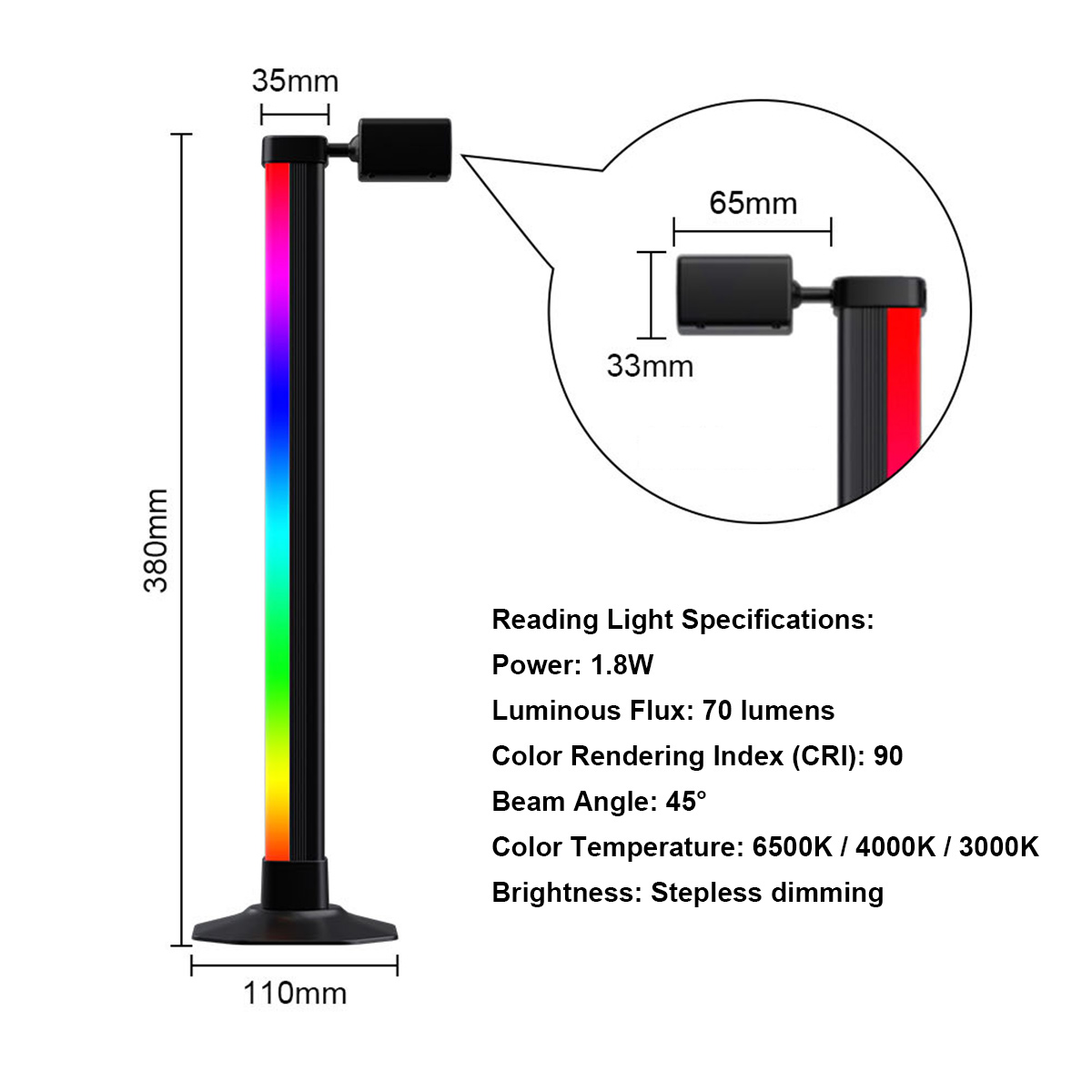 Barre lumineuse intelligente L - Desk Setup Bedroom avis et prix