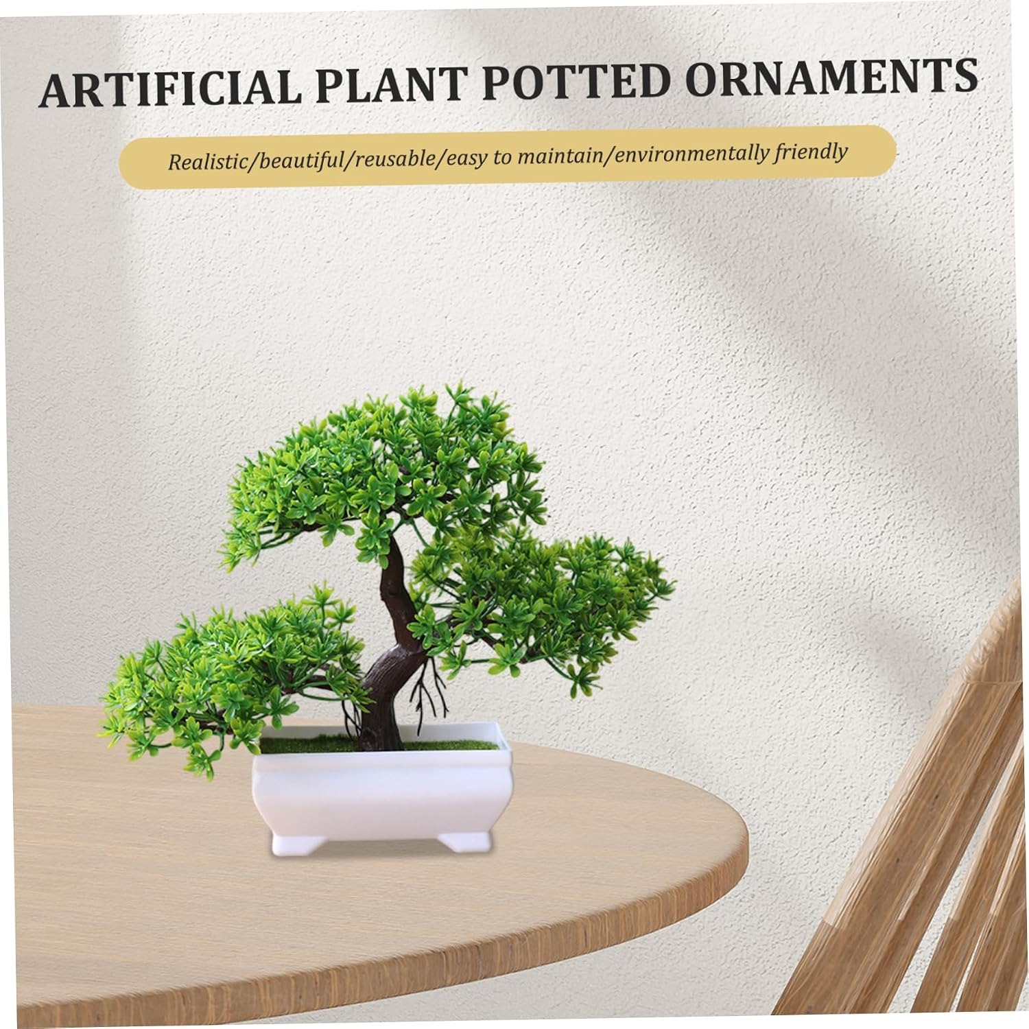 1/2 Pièces Arbre Bonsaï Artifi - Desk Setup Plants avis et prix