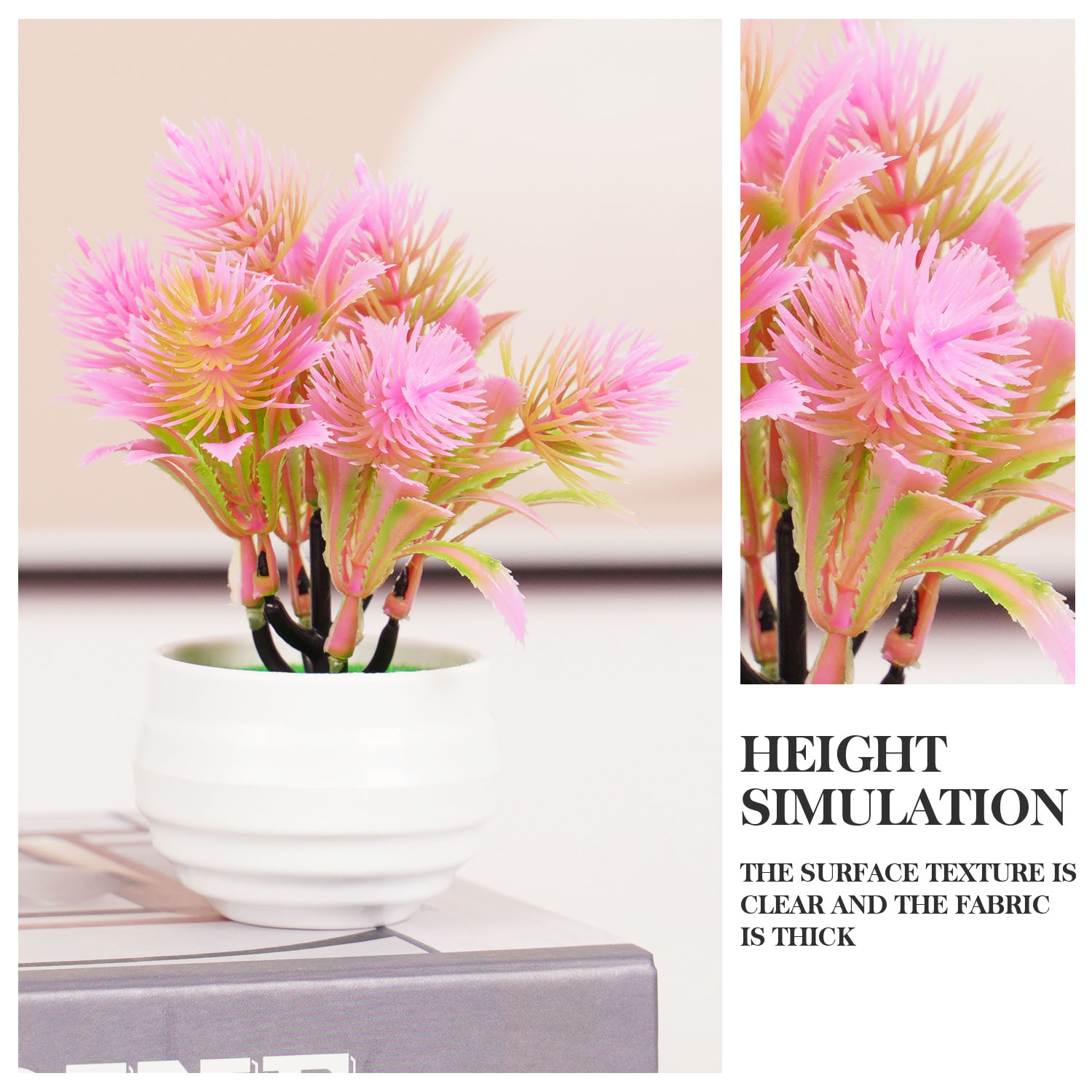 Mini plantes artificielles bon - Desk Setup Plants avis et prix